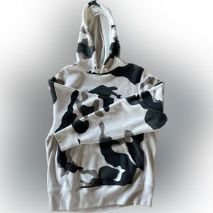 Camo champion reverse double weave hoodie
